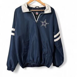 Dallas Cowboys NFL Pullover Windbreaker Quarter Zip Game Day